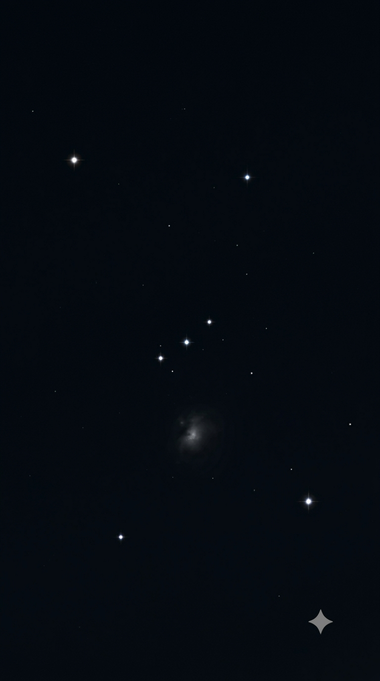 Dark night sky backdrop with stars